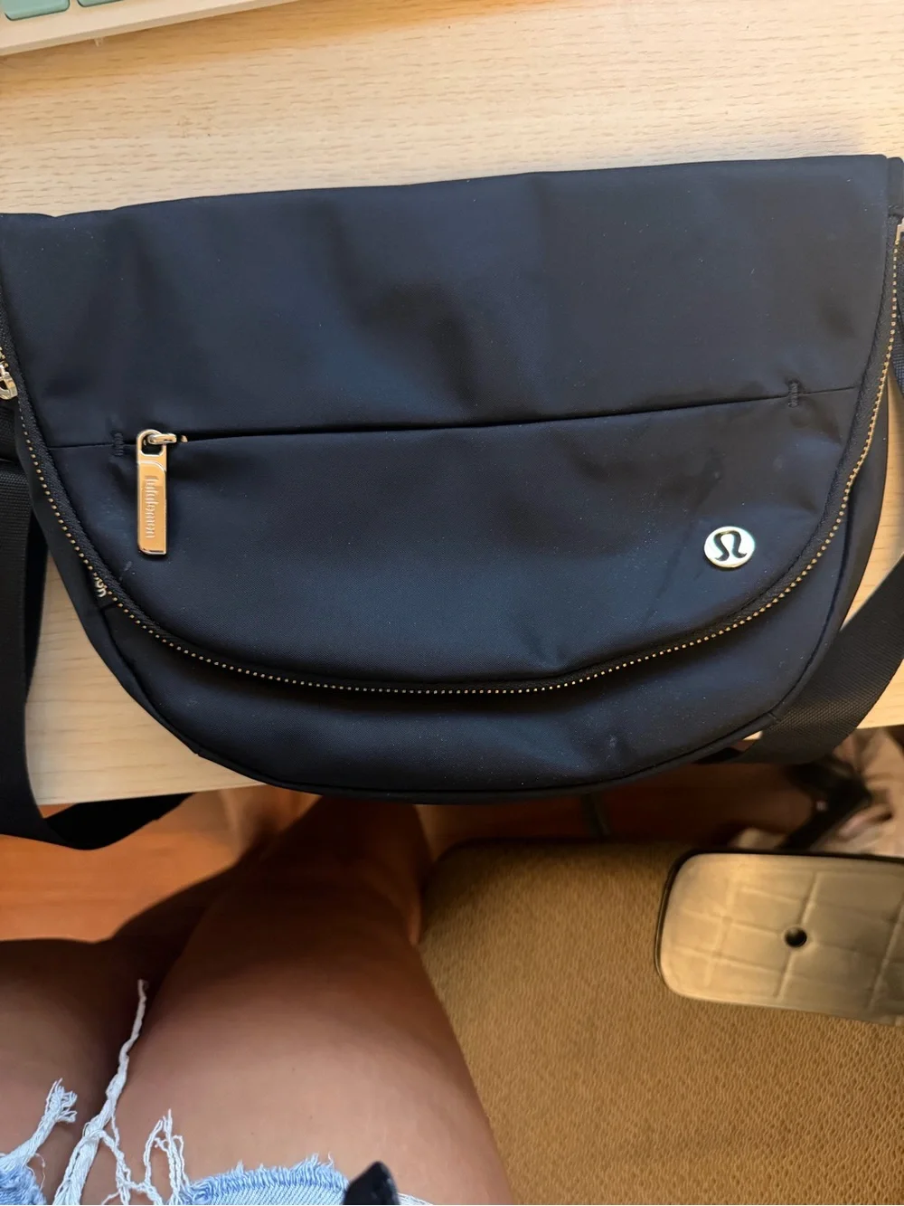 Black Lululemon Crossbody Shoulder Bag